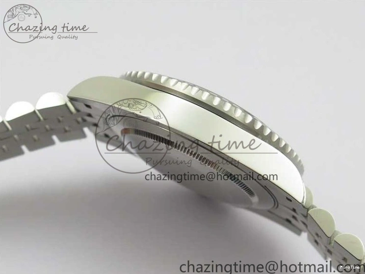 MiroTime 0401 GMT-Master II White Blue Diamonds Bezel 904L Steel GMF Best Edition Black Dial On Jubilee Bracelet SA3285 CHS V Original 2579